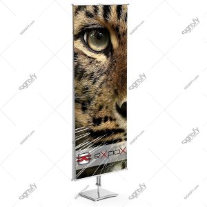 Classic Banner Stand | Double Sided | Square Base
