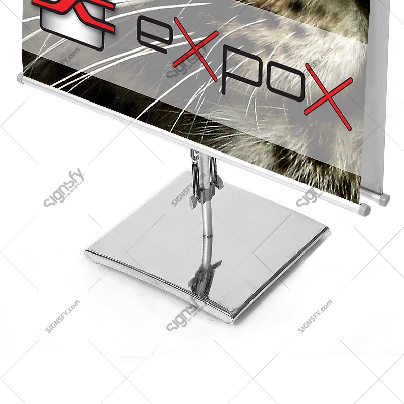 Expox DI-2DS Classic Banner Stand | 23.5” x 63” | Double Sided - Image 2
