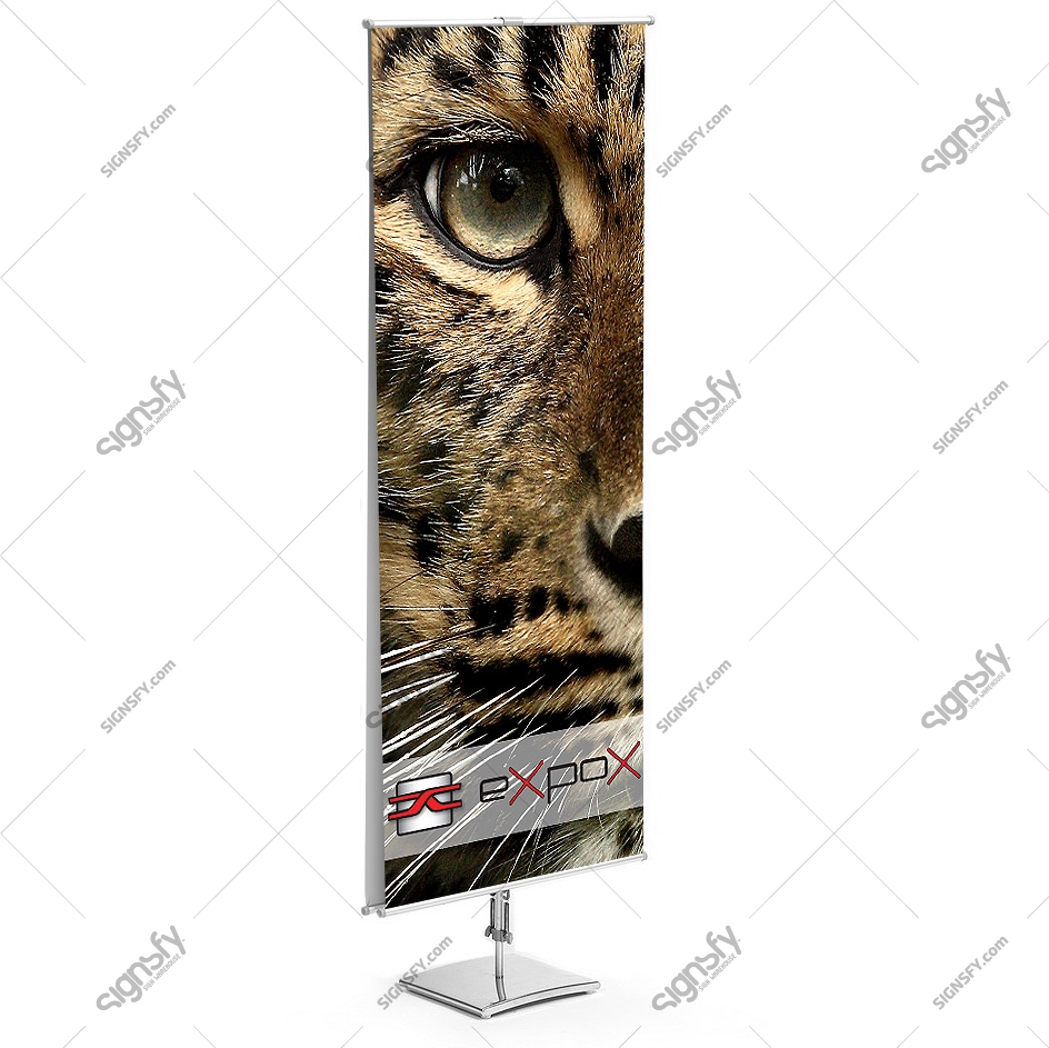 Classic Banner Stand | Double Sided | Square Base