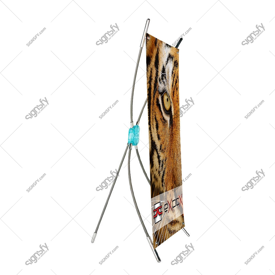 Expox DI-X4 Mini X Banner Stand | 11" x 15" | Fiberglass