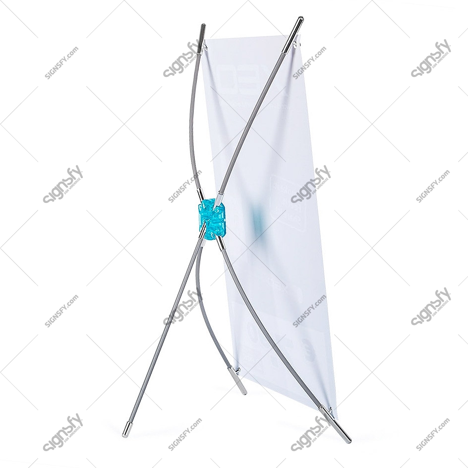 Expox DI-X4 Mini X Banner Stand | 11" x 15" | Fiberglass - Image 2