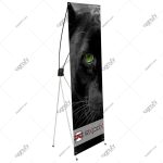 Expox DI-XCG X Banner Stand | 23.5" x 63" | Aluminum/Fiberglass