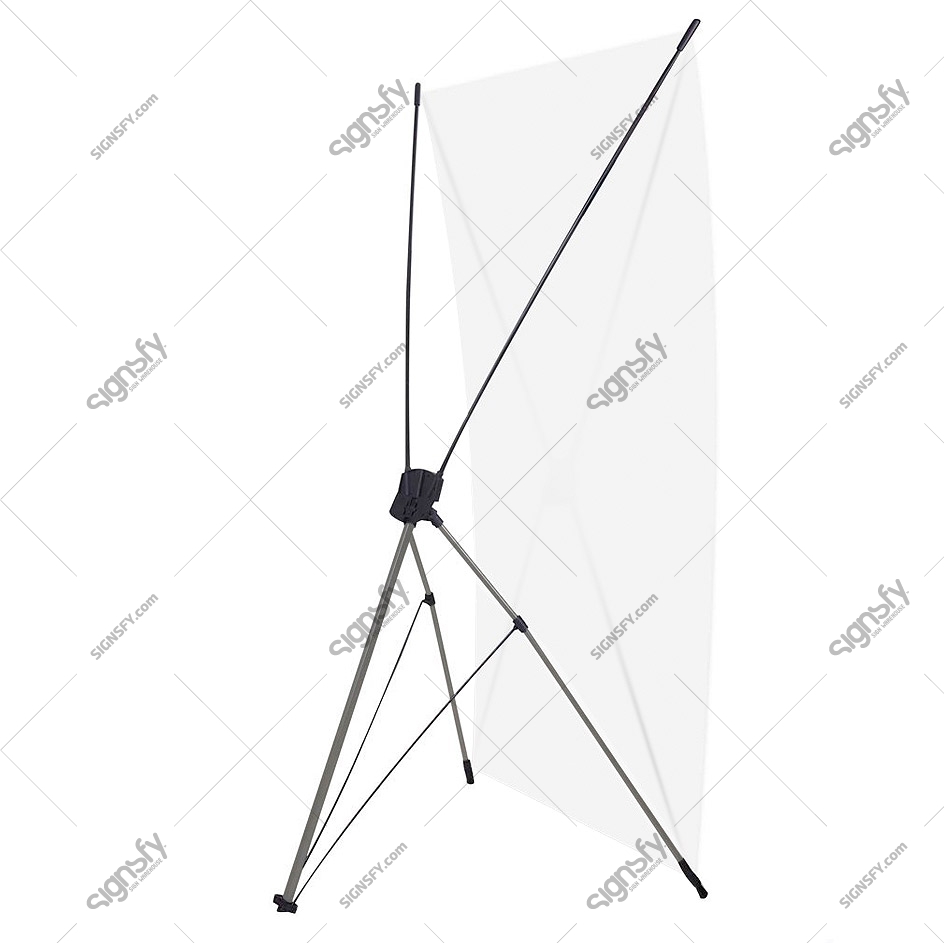 X Banner Stand | 48" x 78.8" | Aluminum/Fiberglass | Expox™ DI-XC1 (back)