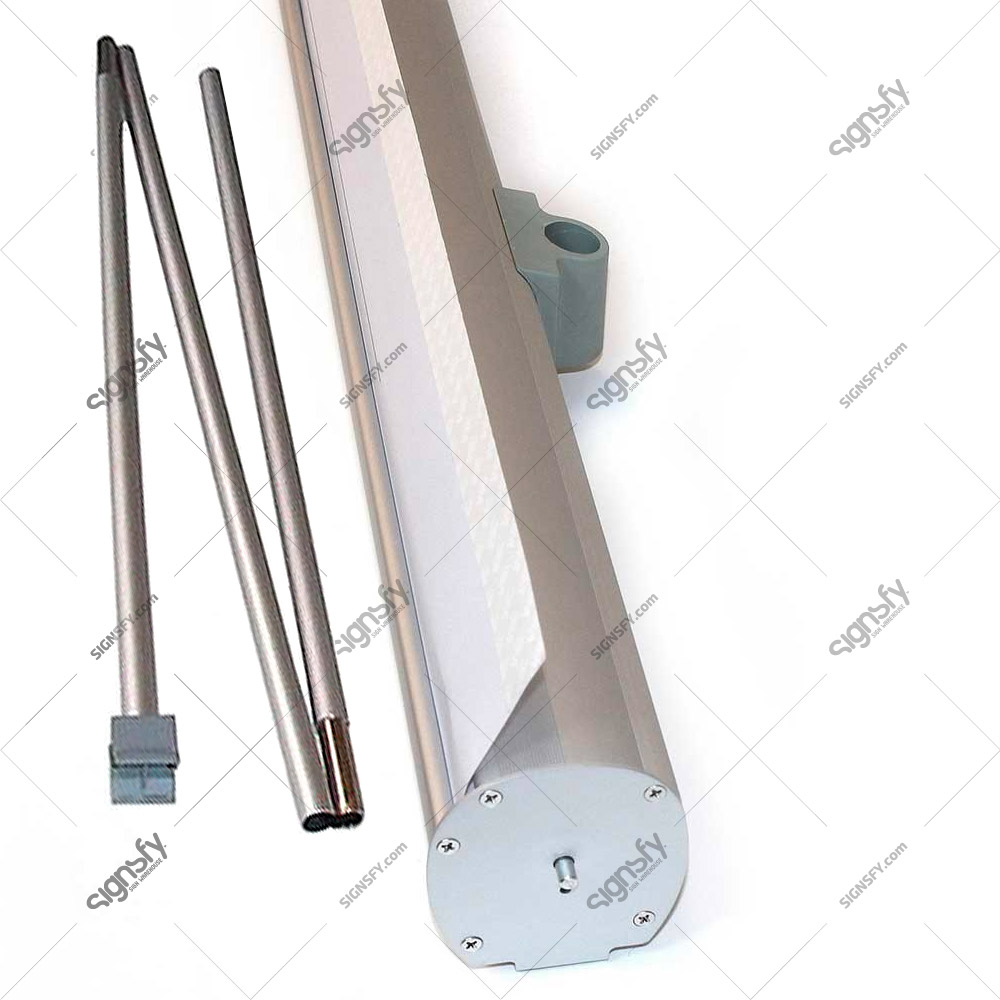 Expox DI-RP8 Fixed Retractable Banner Stand | 33"x 78" | Single Sided - Image 2