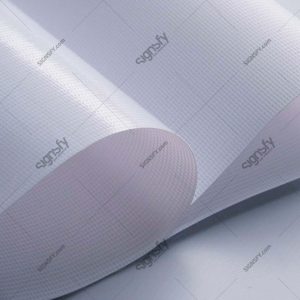 BFlex™ Frontlit Banner Roll, 13oz, white/white