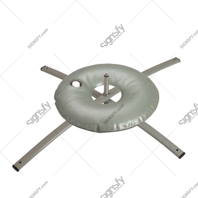 Teardrop Flag Banner with water base - detail