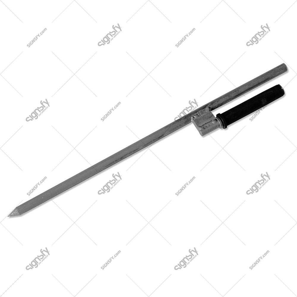 Teardrop Flag Banner with ground spike - detail