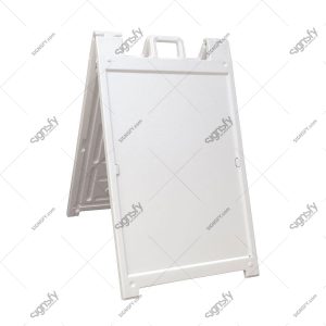 Signicade Deluxe Sign Frame | White | Plasticade™