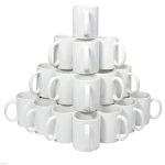 White Mug 11oz Grade AAA for sublimation - BOX WITH 36 PIECES