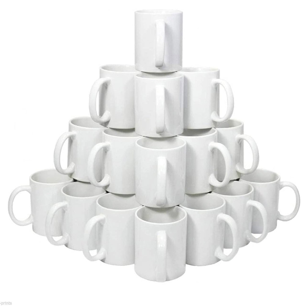 White Mug 11oz Grade AAA for sublimation - BOX WITH 36 PIECES