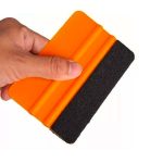 Squeegee 6 x 3" with Felt - Orange